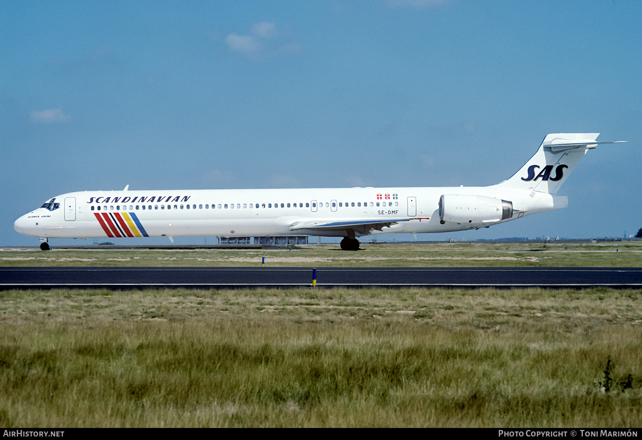 Aircraft Photo of SE-DMF | McDonnell Douglas MD-90-30 | Scandinavian Airlines - SAS | AirHistory.net #152411