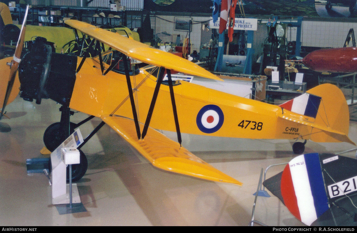 Aircraft Photo of C-FFUI / 4738 | Fleet 16B Finch Mk2 | Canada - Air Force | AirHistory.net #152441