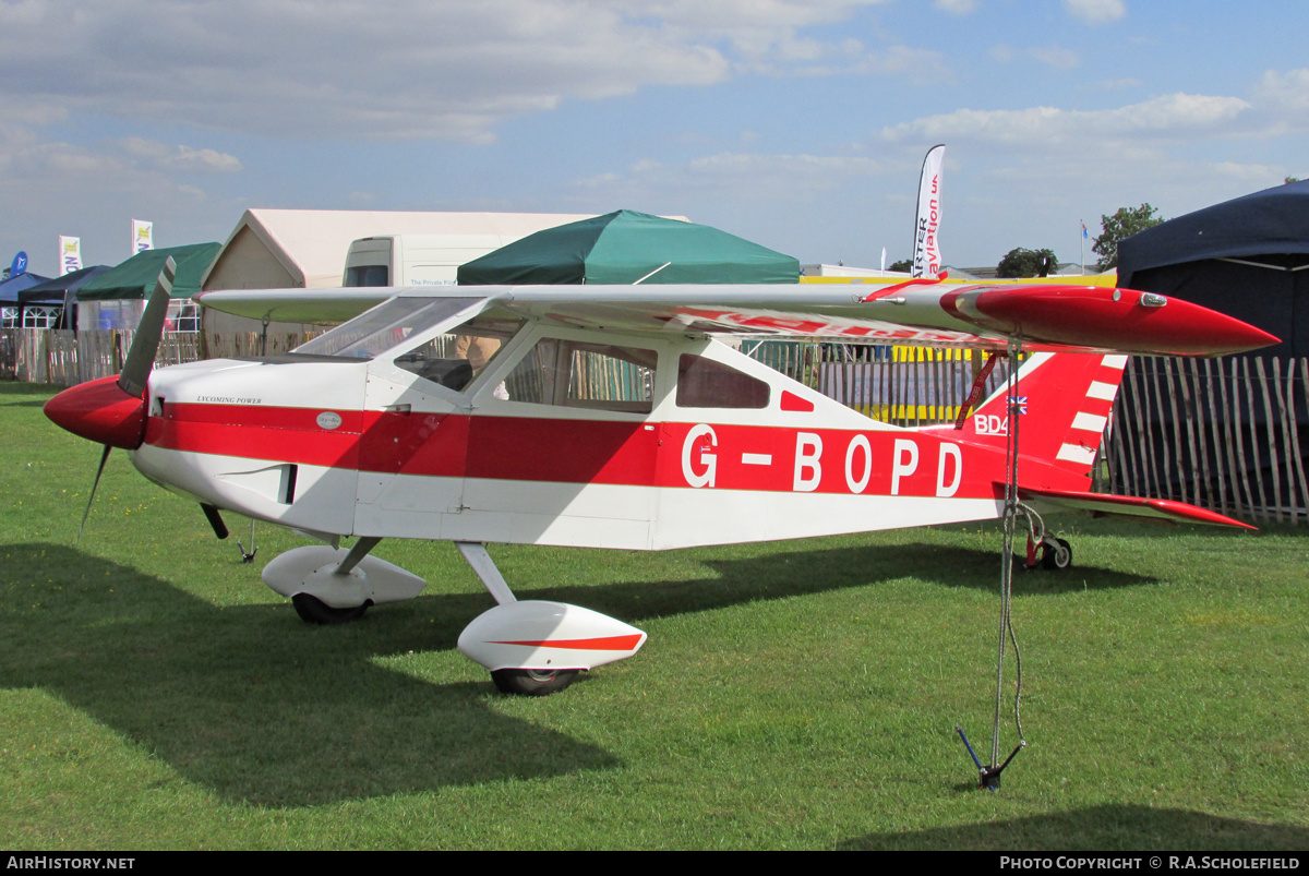 Aircraft Photo of G-BOPD | Bede BD-4 | AirHistory.net #152460