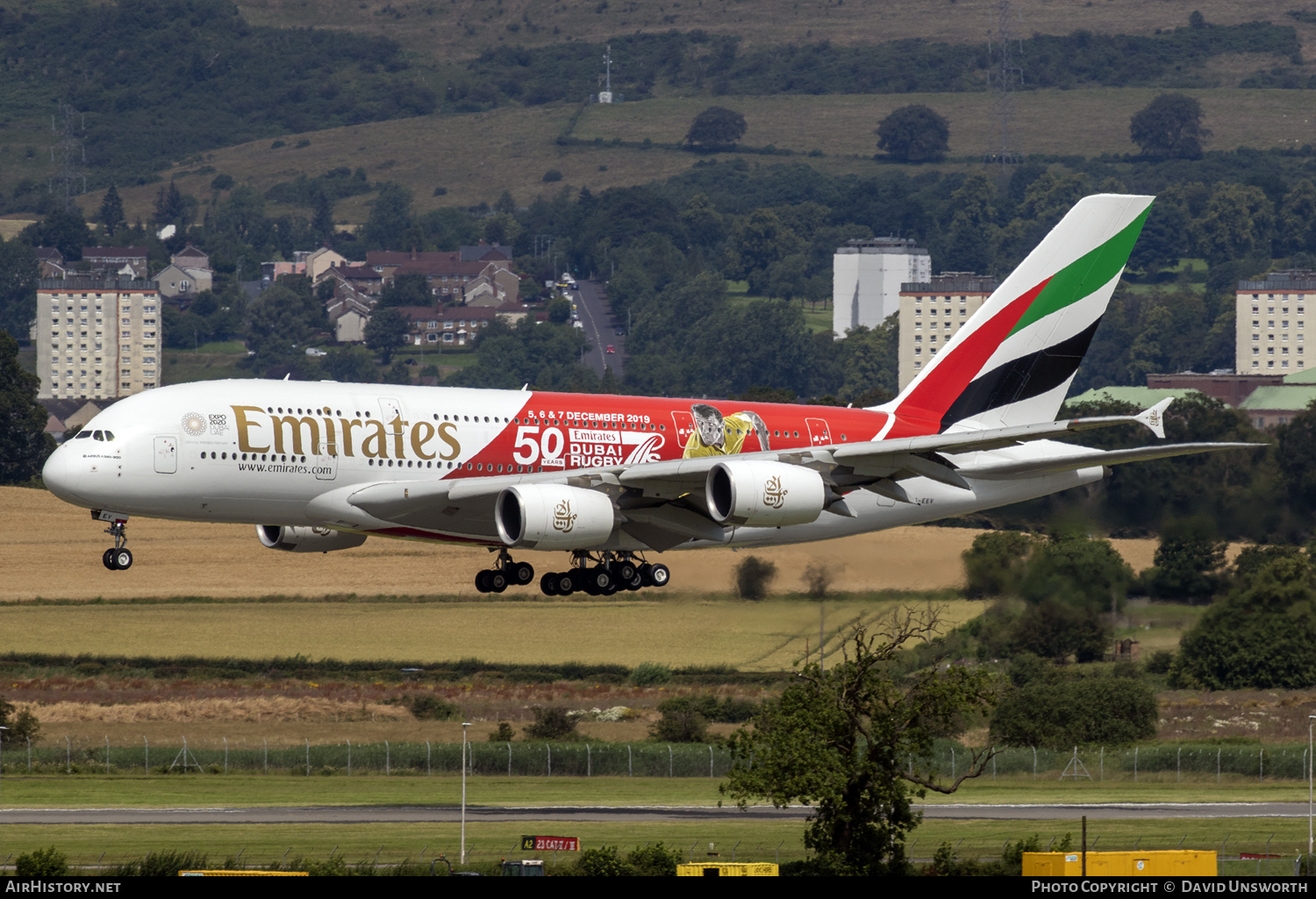 Aircraft Photo of A6-EEV | Airbus A380-861 | Emirates | AirHistory.net #152461