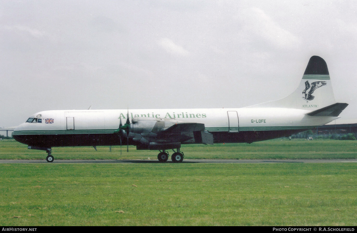 Aircraft Photo of G-LOFE | Lockheed L-188C(F) Electra | Atlantic Airlines | AirHistory.net #152483