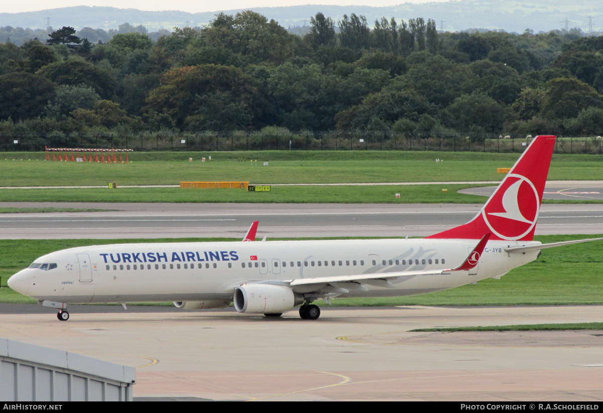 Aircraft Photo of TC-JYB | Boeing 737-9F2/ER | Turkish Airlines | AirHistory.net #152490