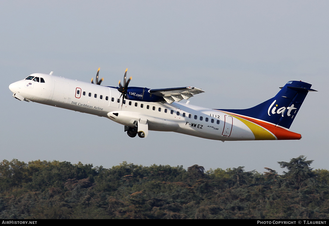 Aircraft Photo of F-WWEZ | ATR ATR-72-600 (ATR-72-212A) | LIAT - Leeward Islands Air Transport | AirHistory.net #152497