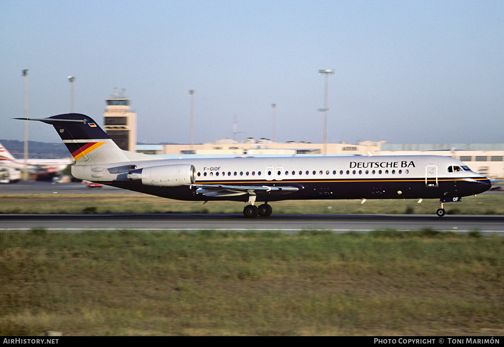 Aircraft Photo of F-GIOF | Fokker 100 (F28-0100) | Deutsche BA | AirHistory.net #152504