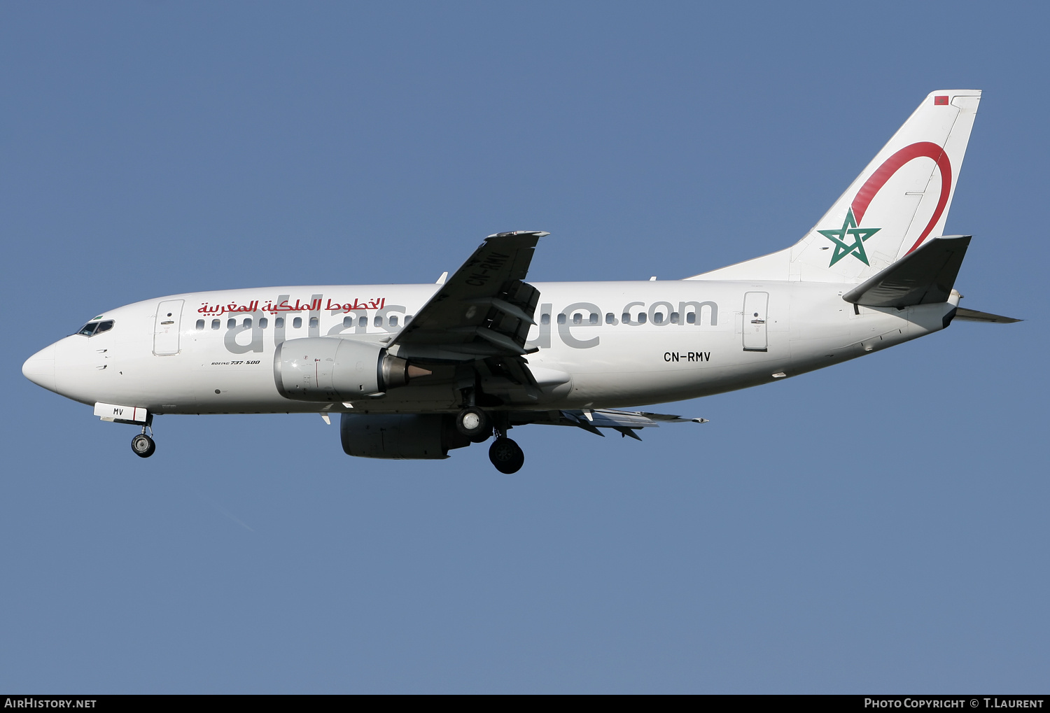 Aircraft Photo of CN-RMV | Boeing 737-5B6 | Atlas Blue | AirHistory.net #152521