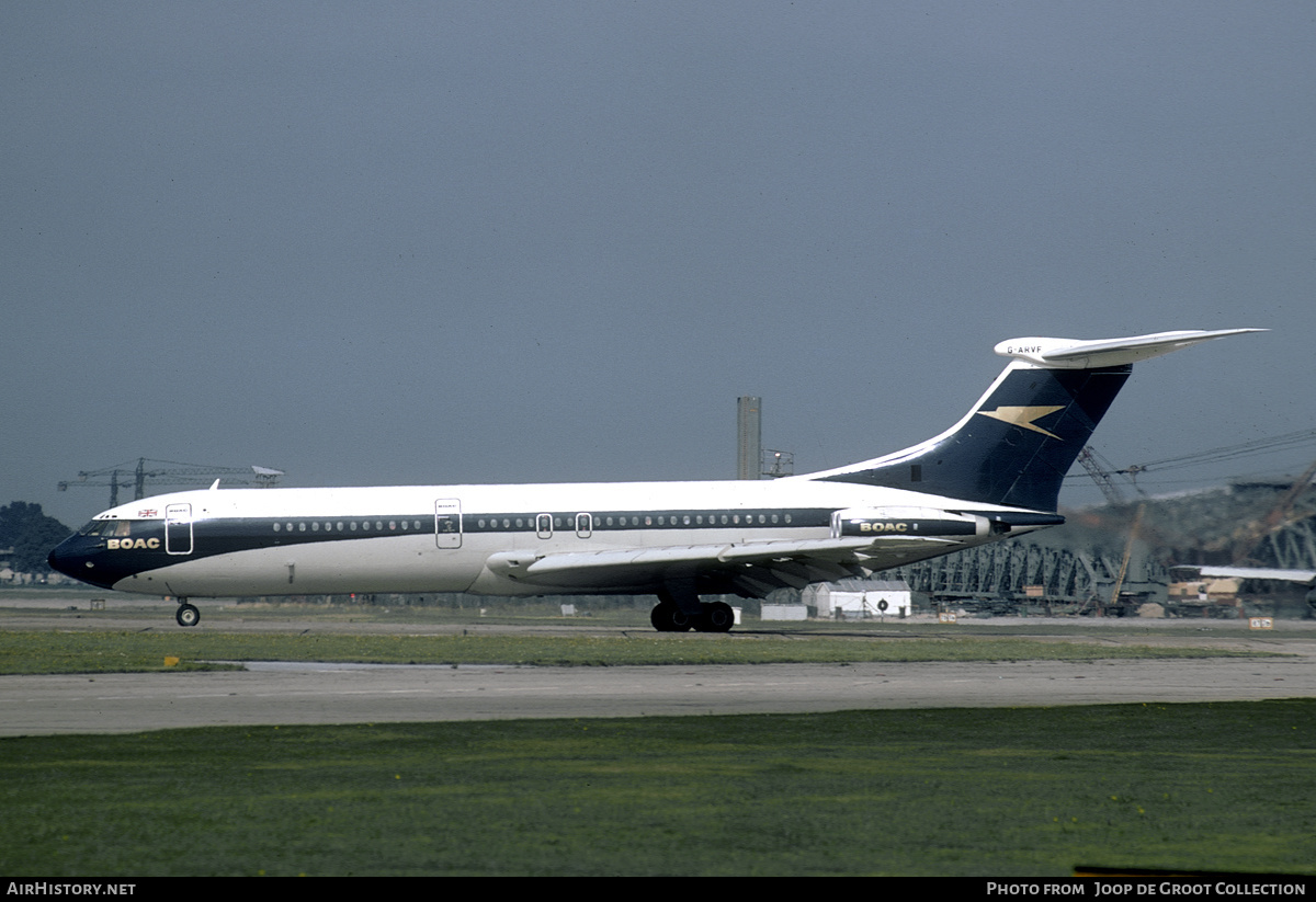 Aircraft Photo of G-ARVF | Vickers VC10 Srs1101 | BOAC - British Overseas Airways Corporation | AirHistory.net #152526