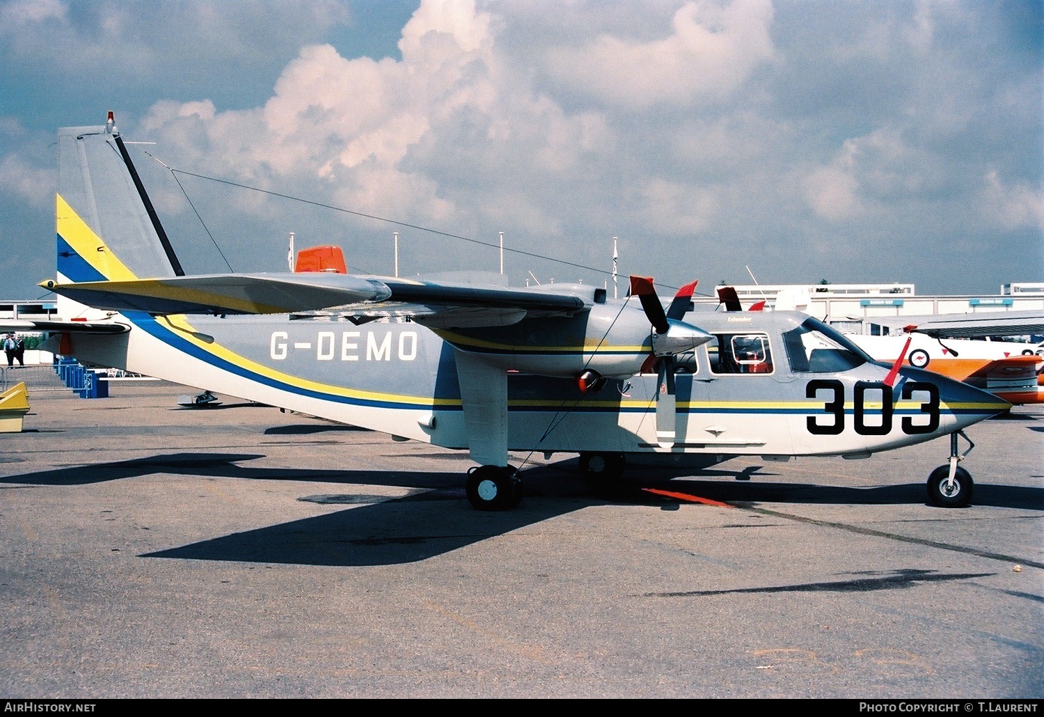 Aircraft Photo of G-DEMO | Pilatus Britten-Norman BN-2T Turbine Islander | AirHistory.net #152561