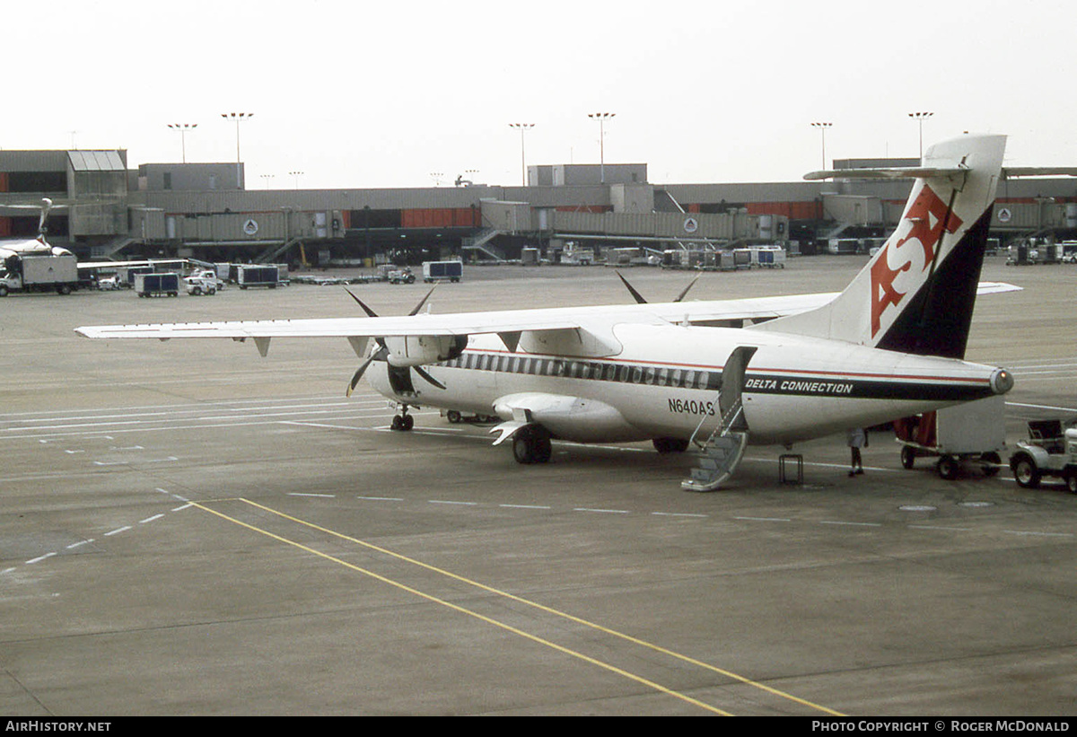 Aircraft Photo of N640AS | ATR ATR-72-212 | Delta Connection | AirHistory.net #152571