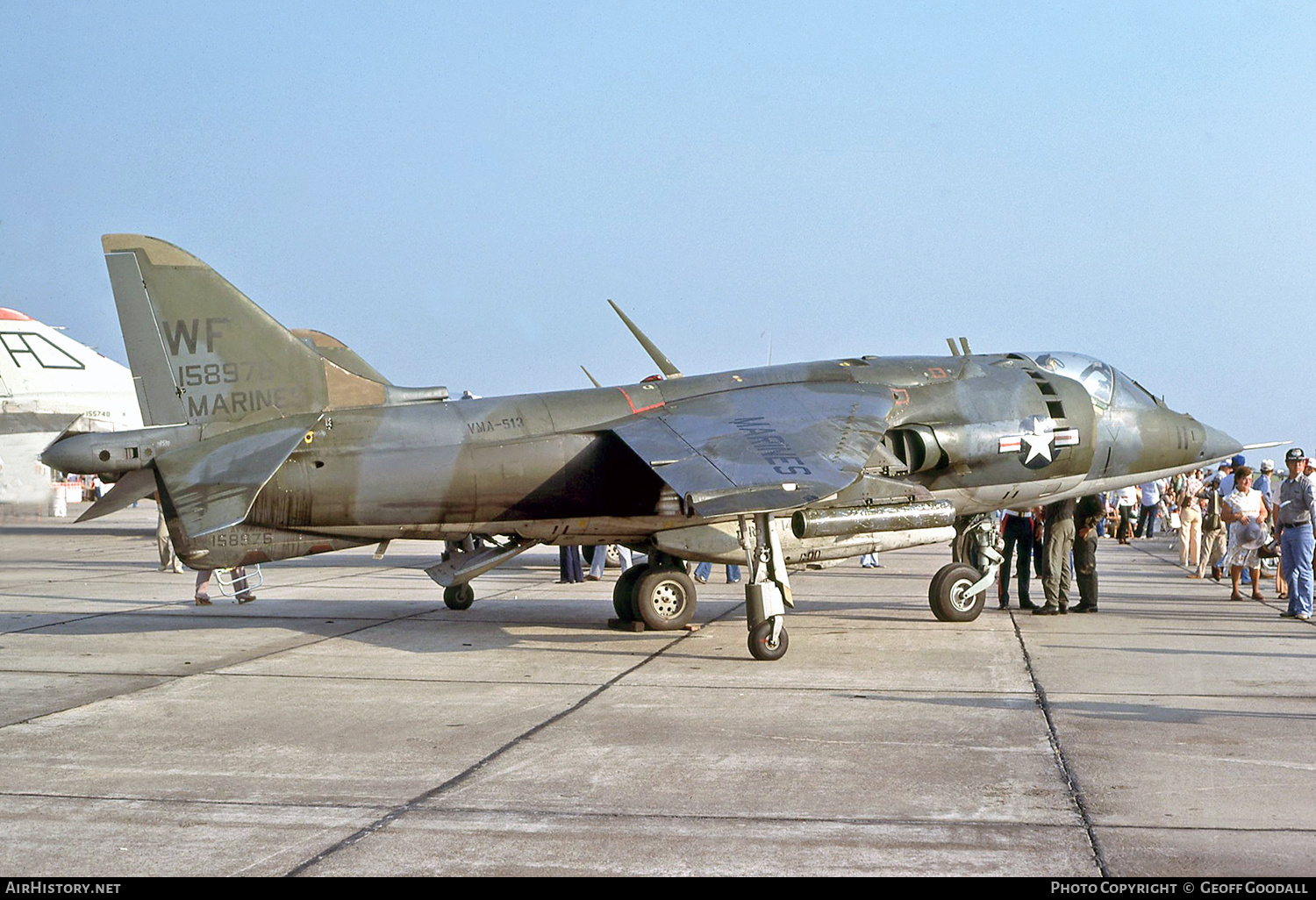 Aircraft Photo of 158976 | Hawker Siddeley AV-8A Harrier | USA - Marines | AirHistory.net #152585