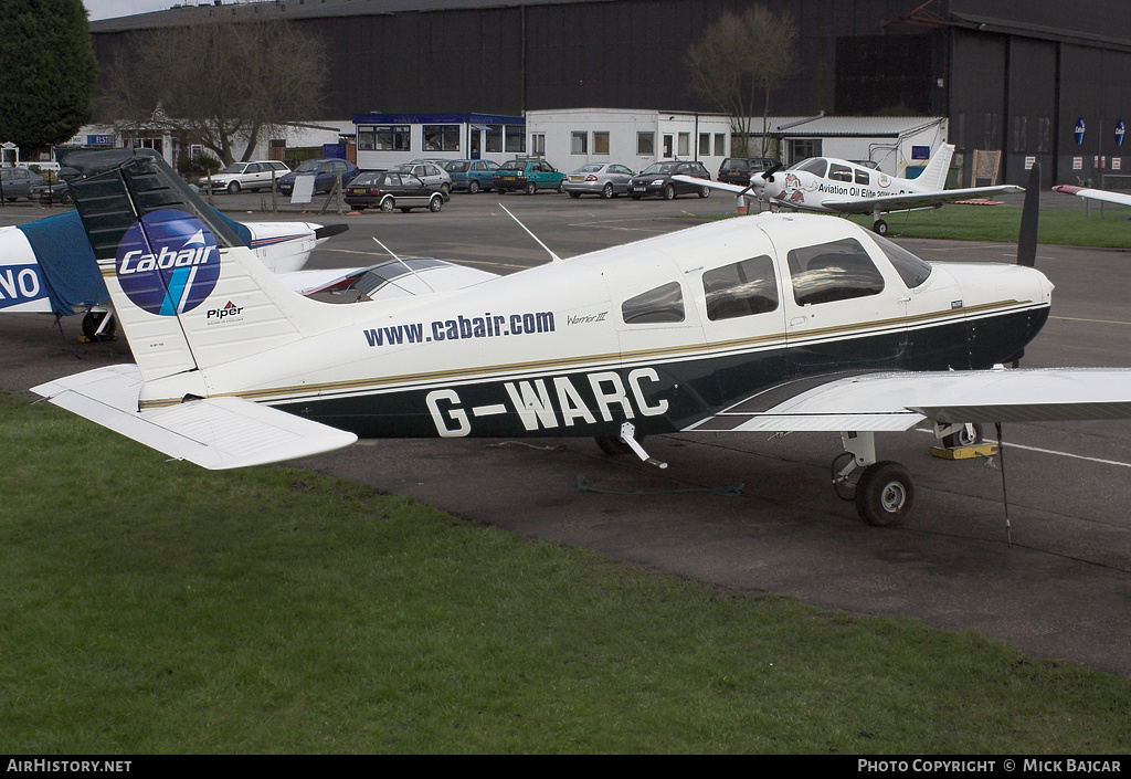 Aircraft Photo of G-WARC | Piper PA-28-161 Warrior III | Cabair | AirHistory.net #152619