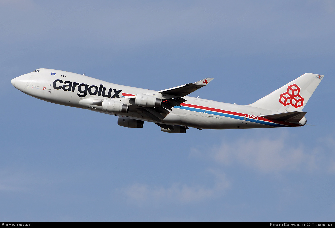 Aircraft Photo of LX-UCV | Boeing 747-4R7F/SCD | Cargolux | AirHistory.net #152650