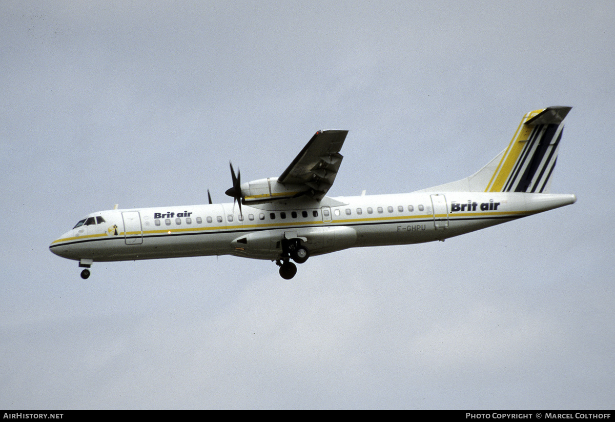 Aircraft Photo of F-GHPU | ATR ATR-72-201 | Brit Air | AirHistory.net #152660