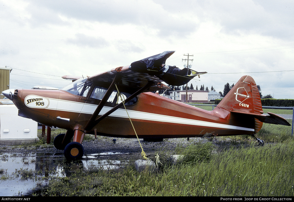 Aircraft Photo of C-GEFN | Stinson 108 Voyager | AirHistory.net #152684