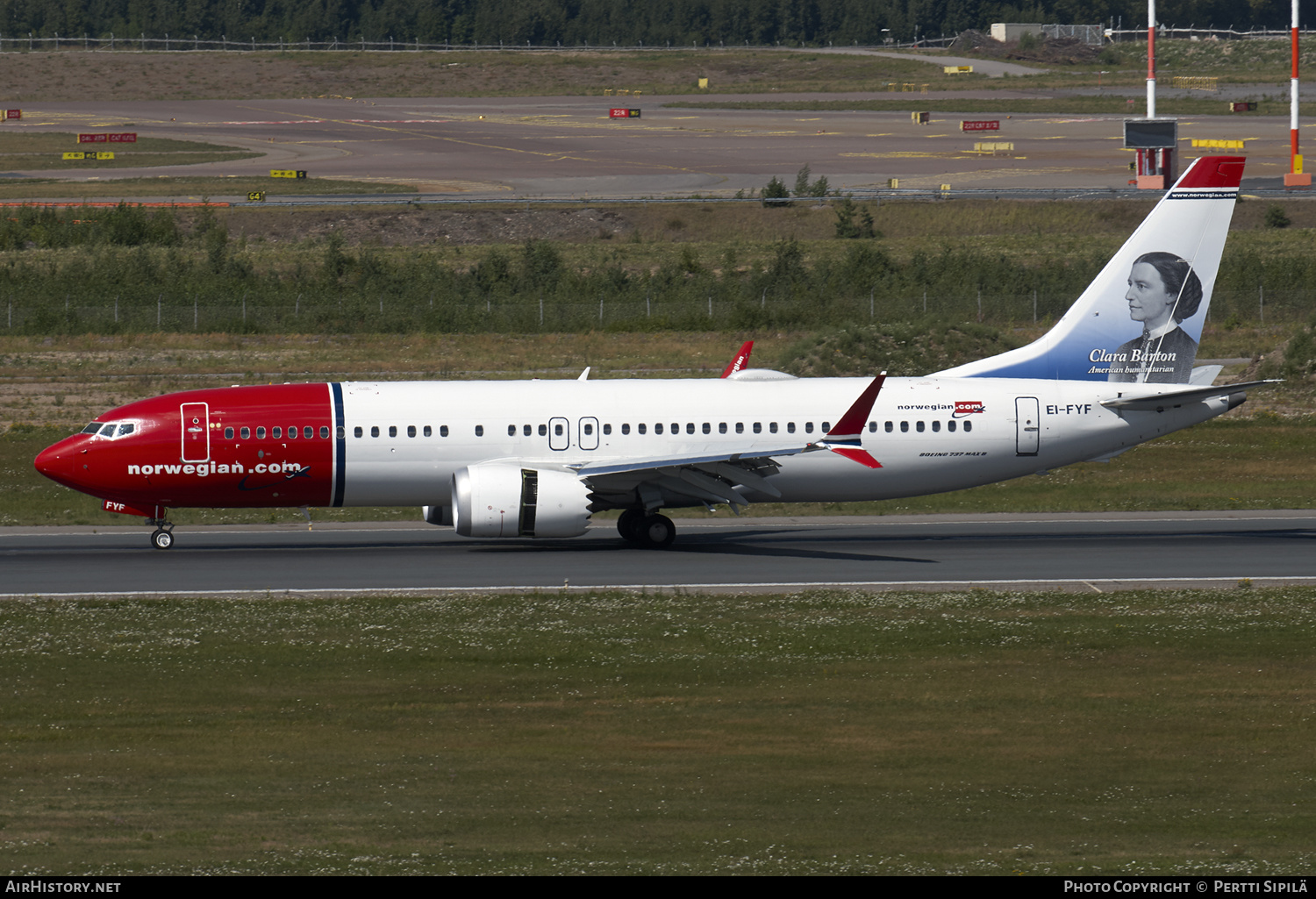 Aircraft Photo of EI-FYF | Boeing 737-8 Max 8 | Norwegian | AirHistory.net #152692