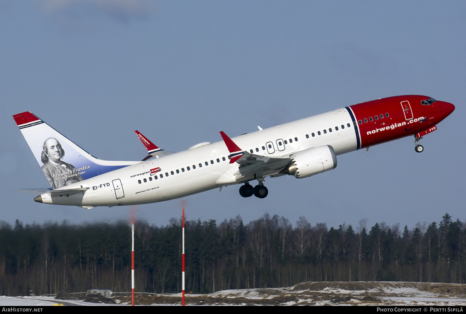 Aircraft Photo of EI-FYD | Boeing 737-8 Max 8 | Norwegian | AirHistory.net #152694