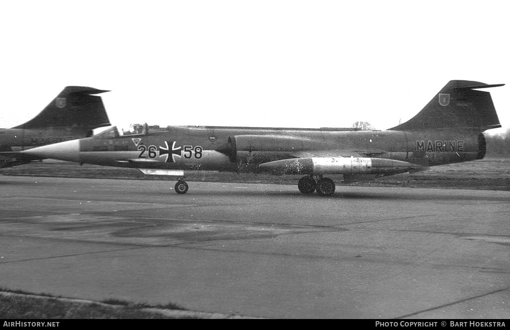 Aircraft Photo of 2658 | Lockheed F-104G Starfighter | Germany - Navy | AirHistory.net #152701