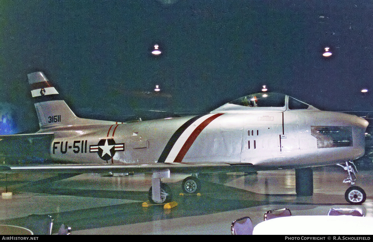 Aircraft Photo of 53-1511 / 31511 | North American F-86H Sabre | USA - Air Force | AirHistory.net #152720