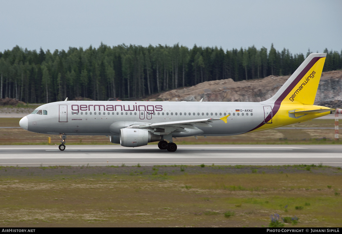 Aircraft Photo of D-AKNZ | Airbus A320-212 | Germanwings | AirHistory.net #152722