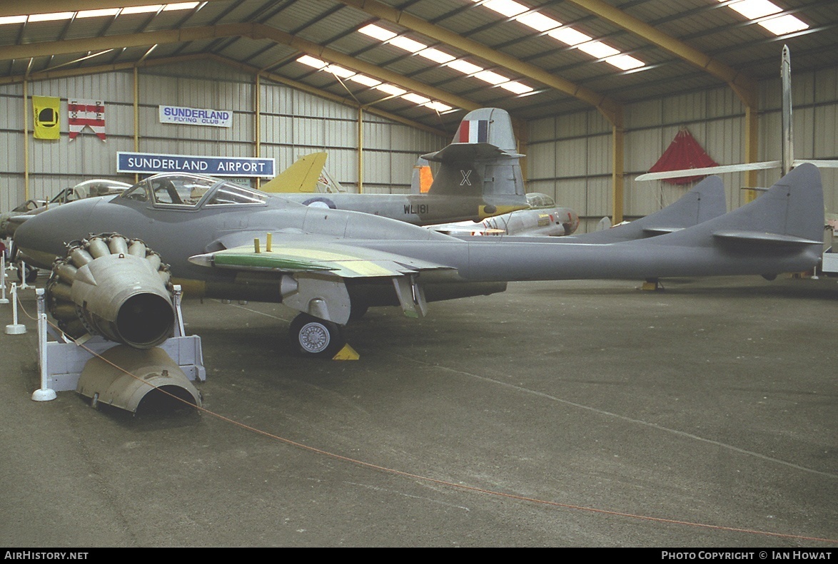 Aircraft Photo of WZ518 | De Havilland D.H. 115 Vampire T11 | AirHistory.net #152752