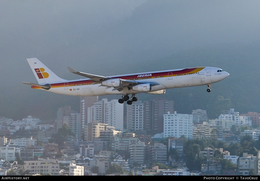 Aircraft Photo of EC-IIH | Airbus A340-313X | Iberia | AirHistory.net #152793