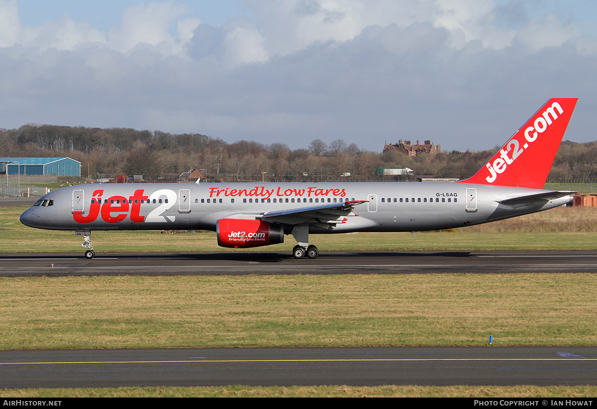 Aircraft Photo of G-LSAG | Boeing 757-21B | Jet2 | AirHistory.net #152822