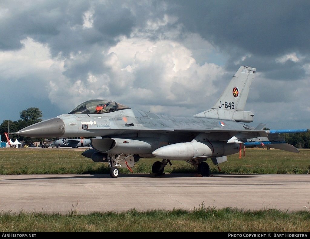 Aircraft Photo of J-646 | General Dynamics F-16AM Fighting Falcon | Netherlands - Air Force | AirHistory.net #152825