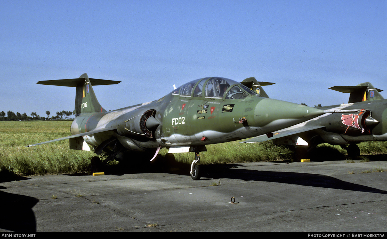 Aircraft Photo of FC02 | Lockheed TF-104G Starfighter | Belgium - Air Force | AirHistory.net #152827