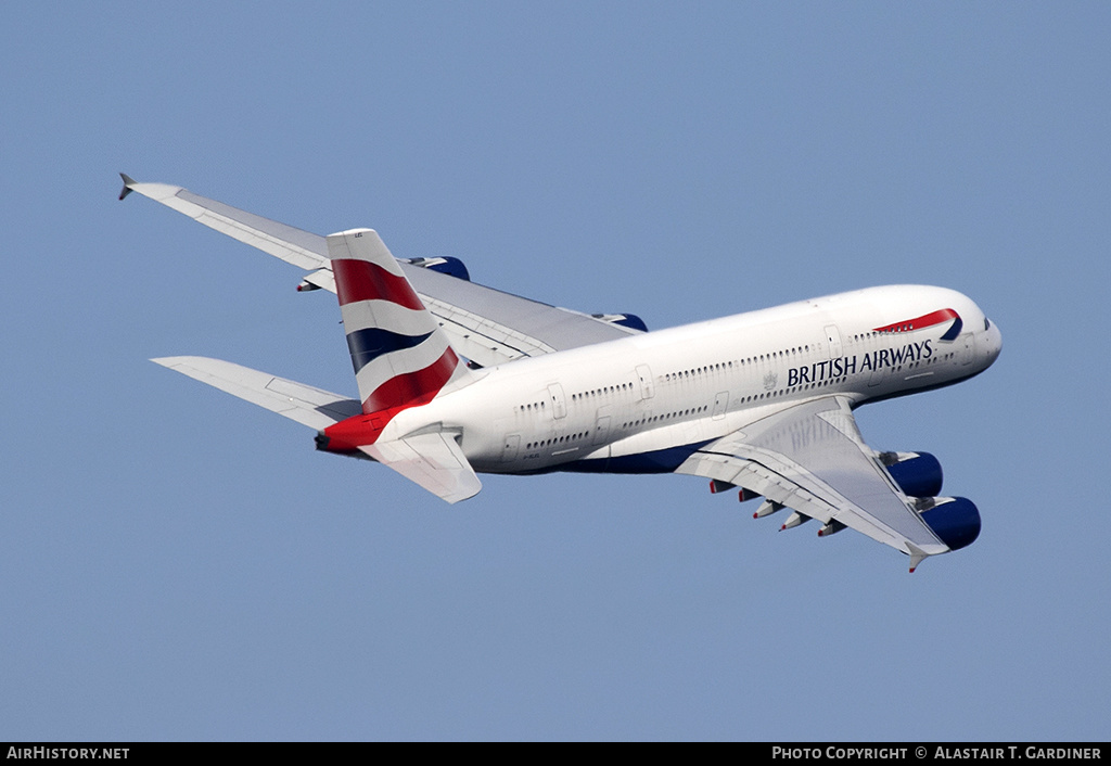 Aircraft Photo of G-XLEL | Airbus A380-841 | British Airways | AirHistory.net #152842