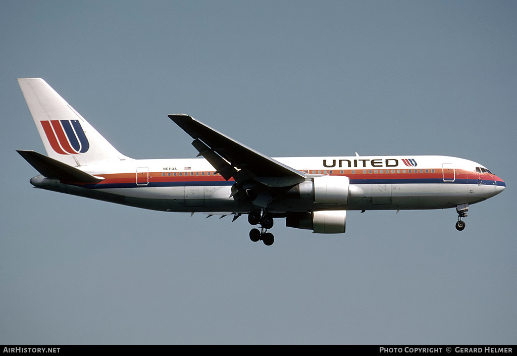 Aircraft Photo of N611UA | Boeing 767-222 | United Airlines | AirHistory.net #152891