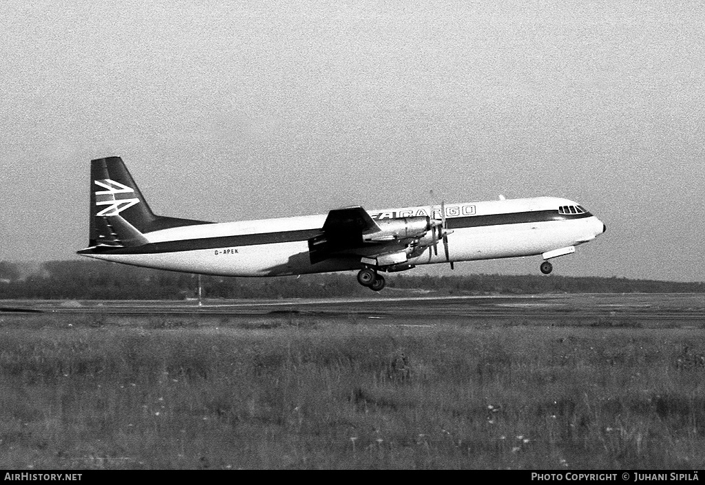 Aircraft Photo of G-APEK | Vickers 953C Merchantman | BEA Cargo - British European Airways | AirHistory.net #152908