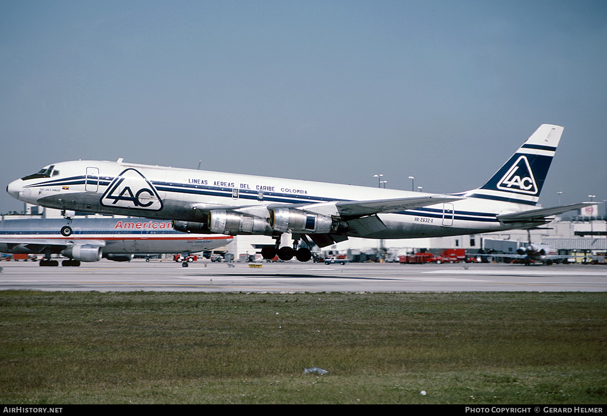 Aircraft Photo of HK-2632X | Douglas DC-8-54(F) | LAC - Líneas Aéreas del Caribe | AirHistory.net #152934