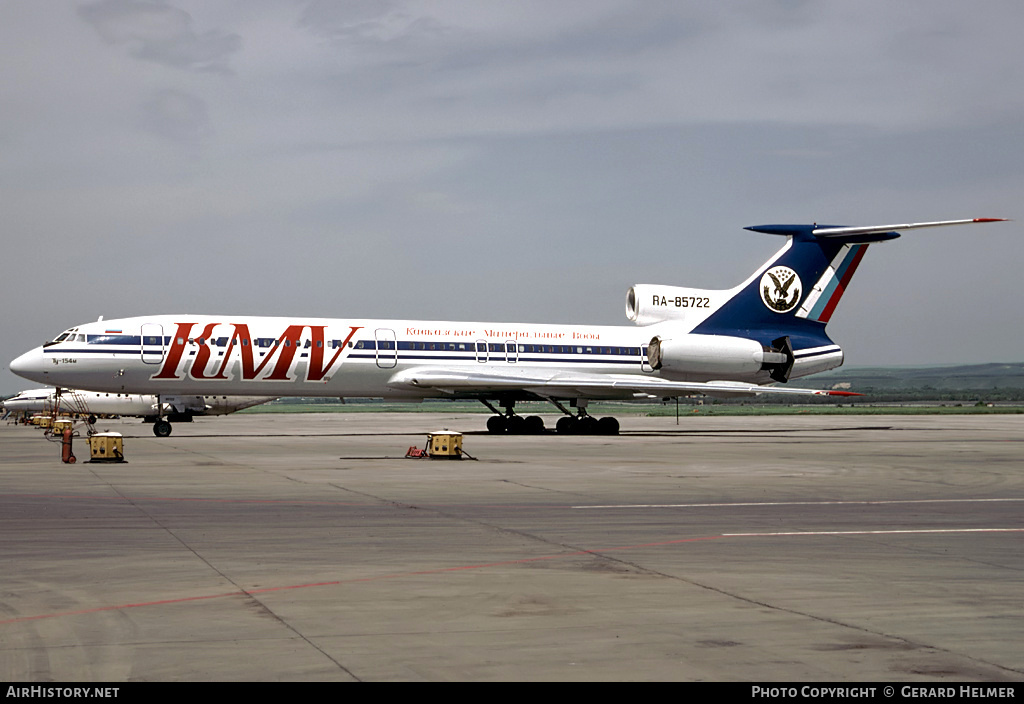 Aircraft Photo of RA-85722 | Tupolev Tu-154M | KMV - Kavkazskie Mineralnye Vody | AirHistory.net #152941
