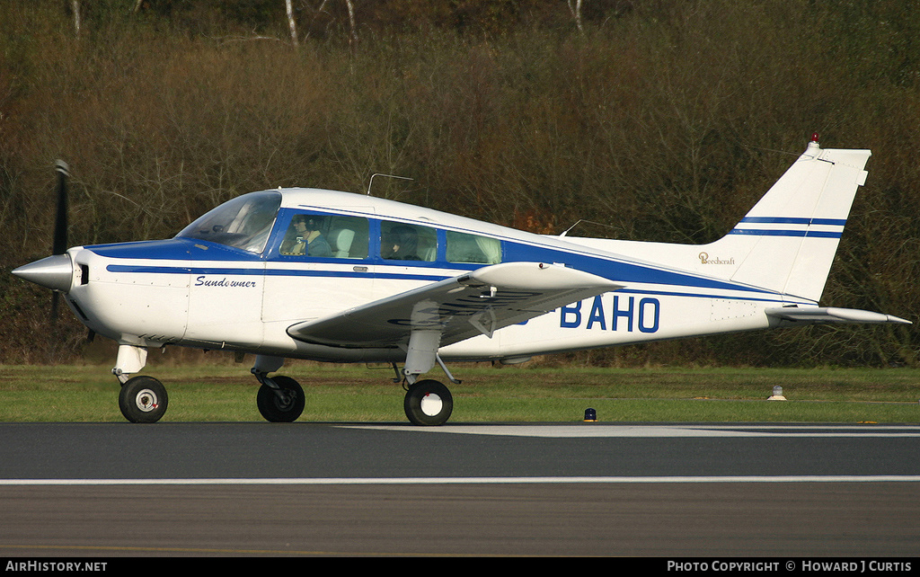 Aircraft Photo of G-BAHO | Beech C23 Sundowner 180 | AirHistory.net #152955