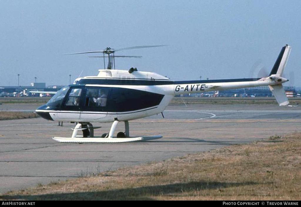 Aircraft Photo of G-AVTE | Bell 206A JetRanger | AirHistory.net #152965