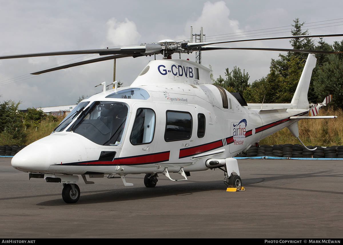 Aircraft Photo of G-CDVB | Agusta A-109E Power | Airfire Rescue | AirHistory.net #152972