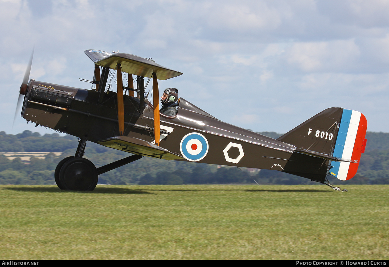 Aircraft Photo of G-BDWJ / F8010 | Replica Plans SE-5A | UK - Air Force | AirHistory.net #153003