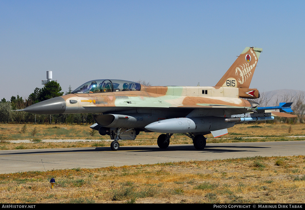 Aircraft Photo of 615 | General Dynamics F-16DG Barak | Israel - Air Force | AirHistory.net #153032