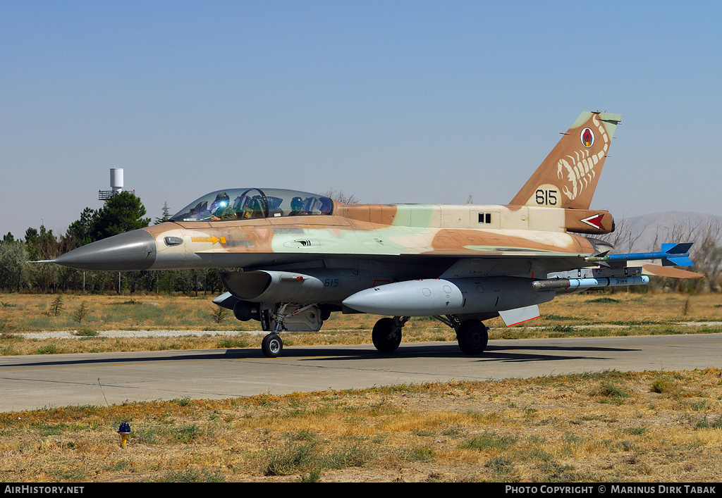 Aircraft Photo of 615 | General Dynamics F-16DG Brakeet | Israel - Air Force | AirHistory.net #153032