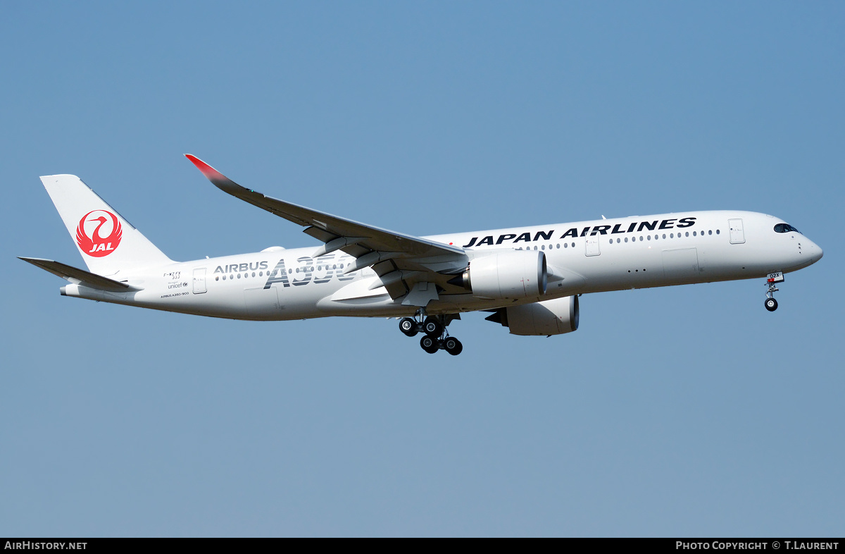 Aircraft Photo of F-WZFX | Airbus A350-941 | Japan Airlines - JAL | AirHistory.net #153045