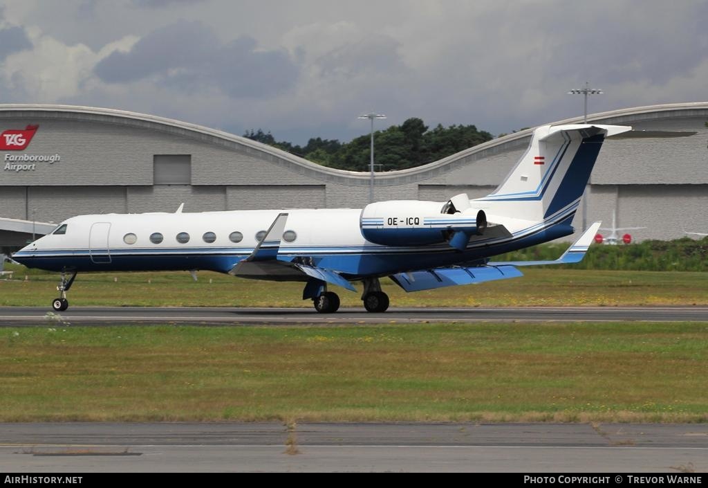 Aircraft Photo of OE-ICQ | Gulfstream Aerospace G-V-SP Gulfstream G550 | AirHistory.net #153060