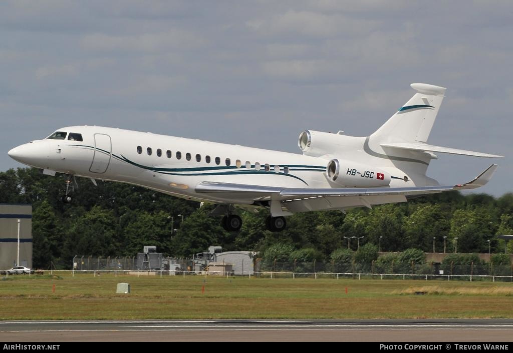 Aircraft Photo of HB-JSC | Dassault Falcon 8X | AirHistory.net #153077