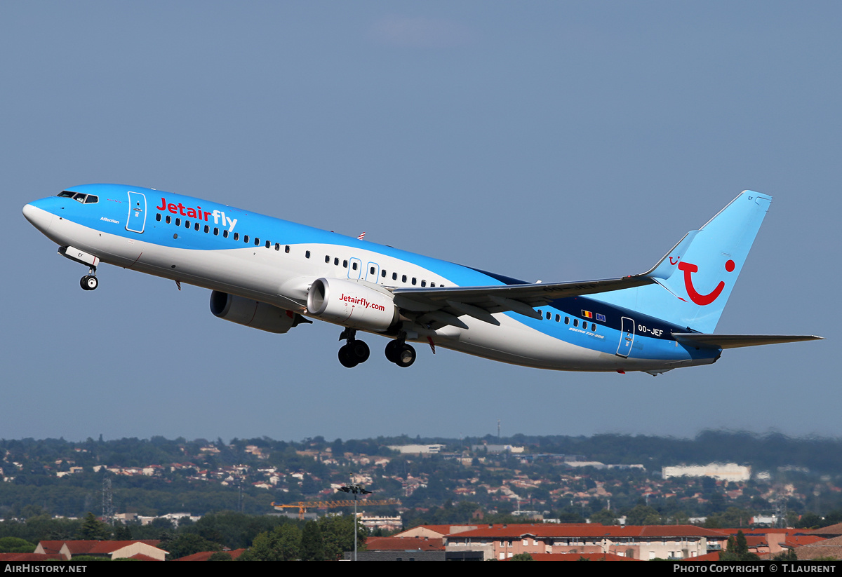 Aircraft Photo of OO-JEF | Boeing 737-8K5 | Jetairfly | AirHistory.net #153081