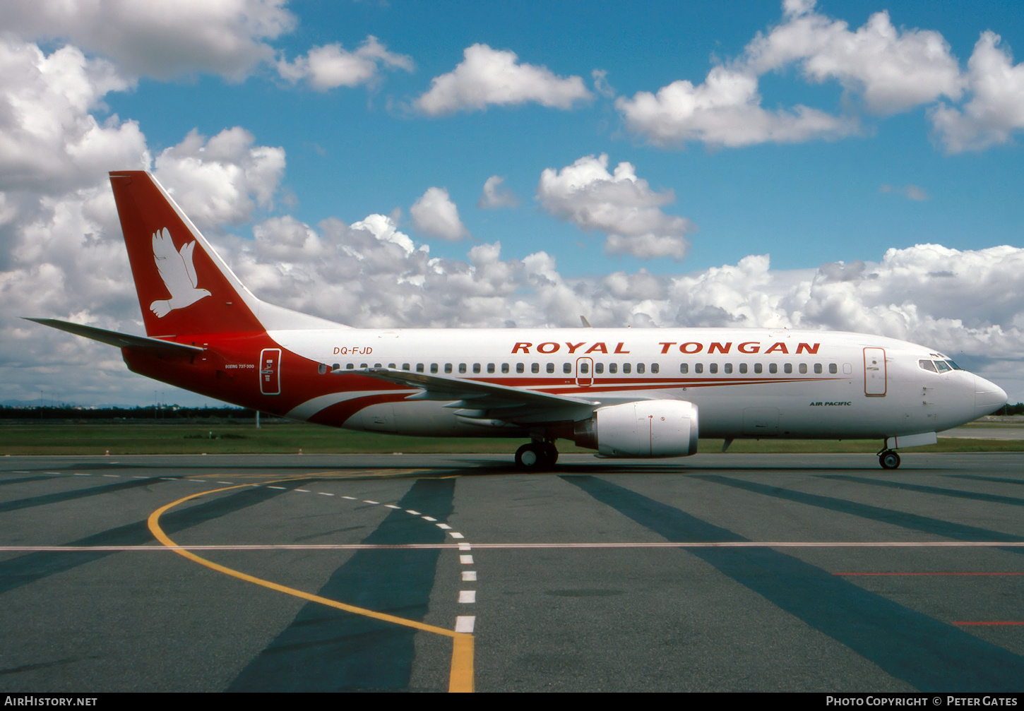 Aircraft Photo of DQ-FJD | Boeing 737-33A | Royal Tongan Airlines | AirHistory.net #153093