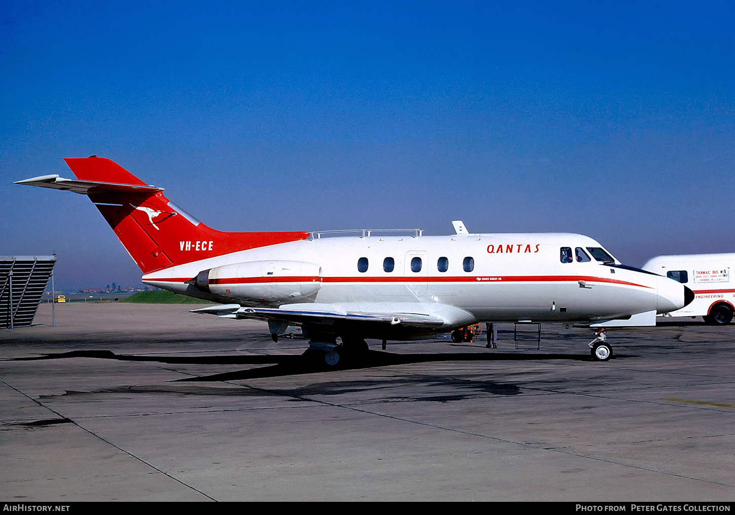 Aircraft Photo of VH-ECE | Hawker Siddeley HS-125-3B | Qantas | AirHistory.net #153098