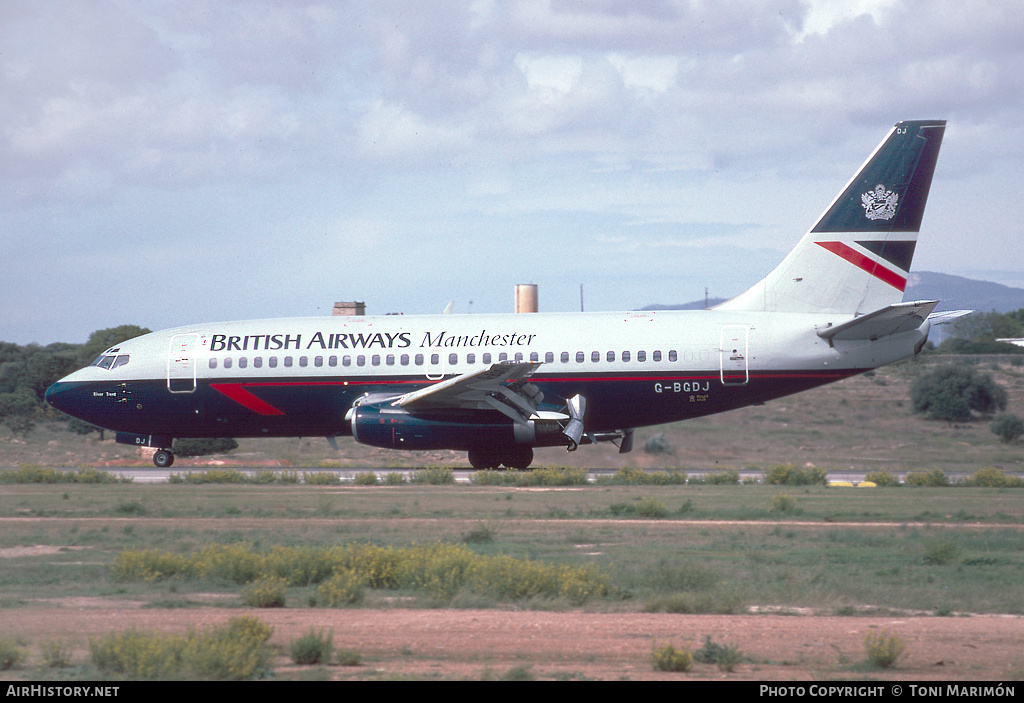 Aircraft Photo of G-BGDJ | Boeing 737-236/Adv | British Airways Manchester | AirHistory.net #153105