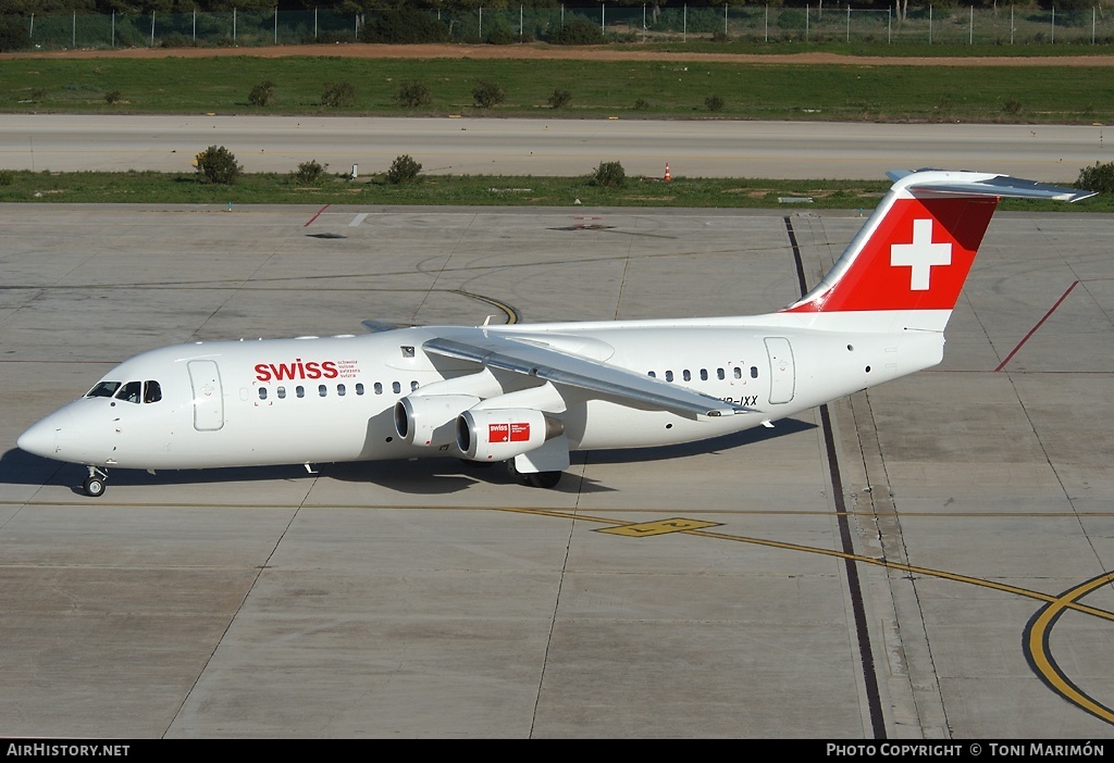 Aircraft Photo of HB-IXX | British Aerospace Avro 146-RJ100 | Swiss International Air Lines | AirHistory.net #153106