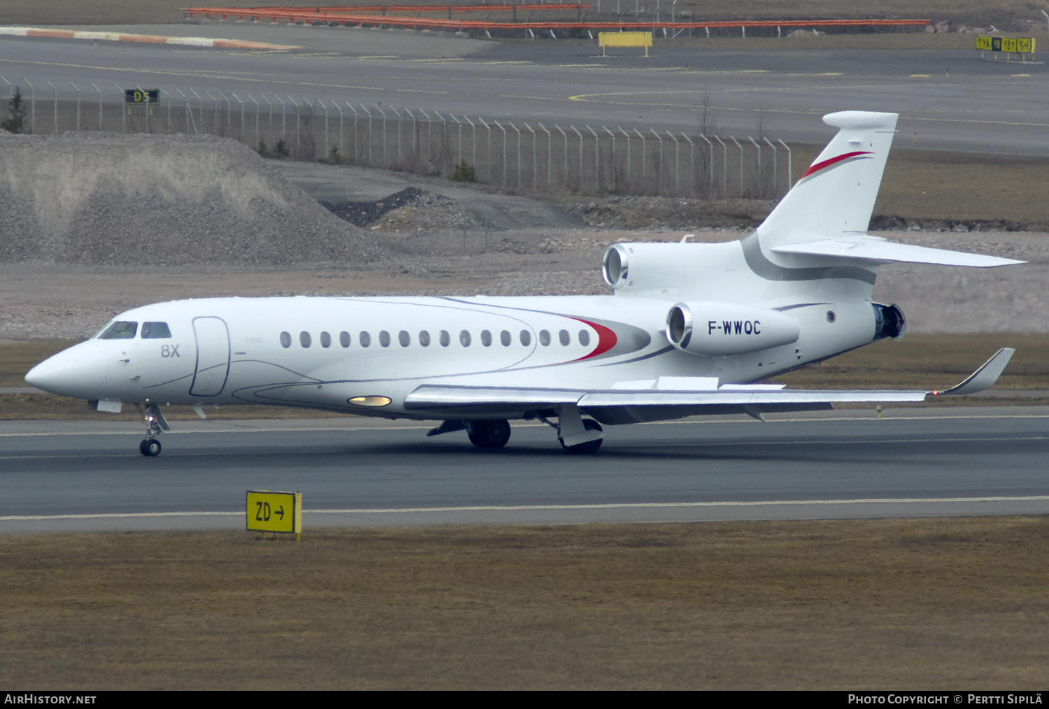 Aircraft Photo of F-WWQC | Dassault Falcon 8X | Dassault Aviation | AirHistory.net #153131