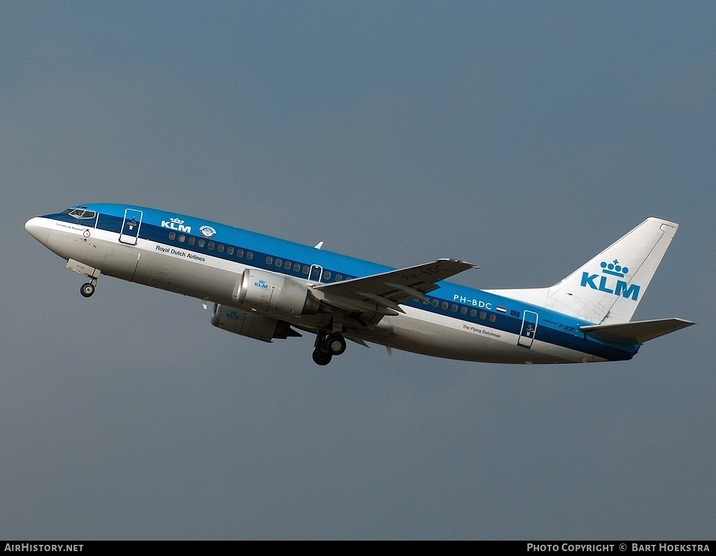 Aircraft Photo of PH-BDC | Boeing 737-306 | KLM - Royal Dutch Airlines | AirHistory.net #153137