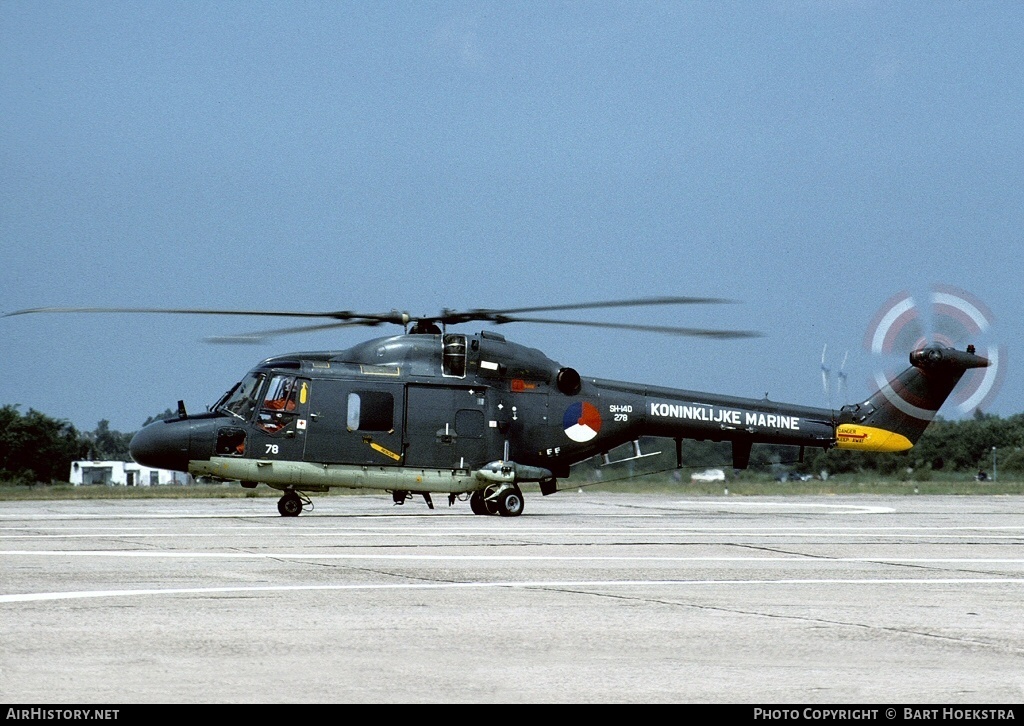 Aircraft Photo of 278 | Westland SH-14D Lynx (WG-13) | Netherlands - Navy | AirHistory.net #153138