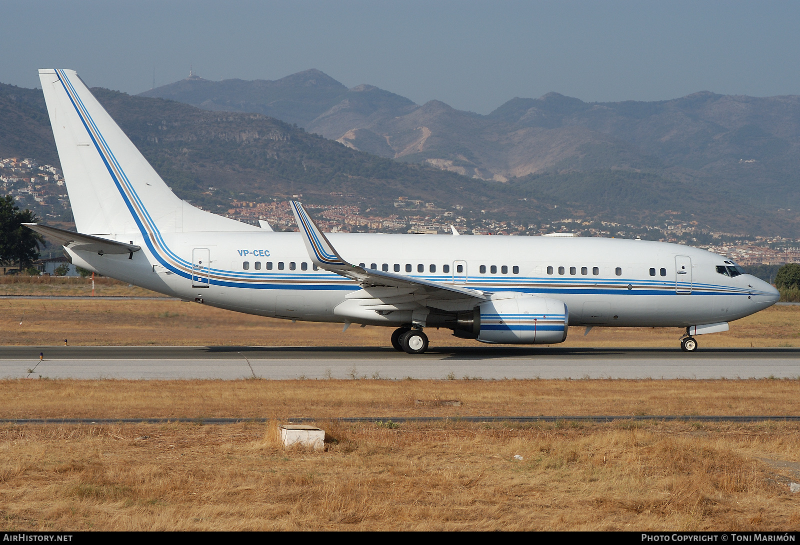 Aircraft Photo of VP-CEC | Boeing 737-7AW BBJ | AirHistory.net #153198